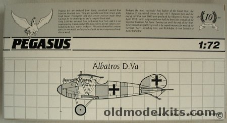 Pegasus 1/72 Albatros D-Va, 1024 plastic model kit